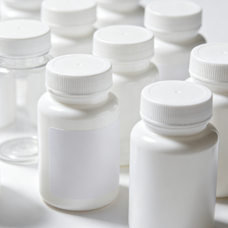 50ml 100ml Round HDPE Medicine Pill Empty Plastic Bottle