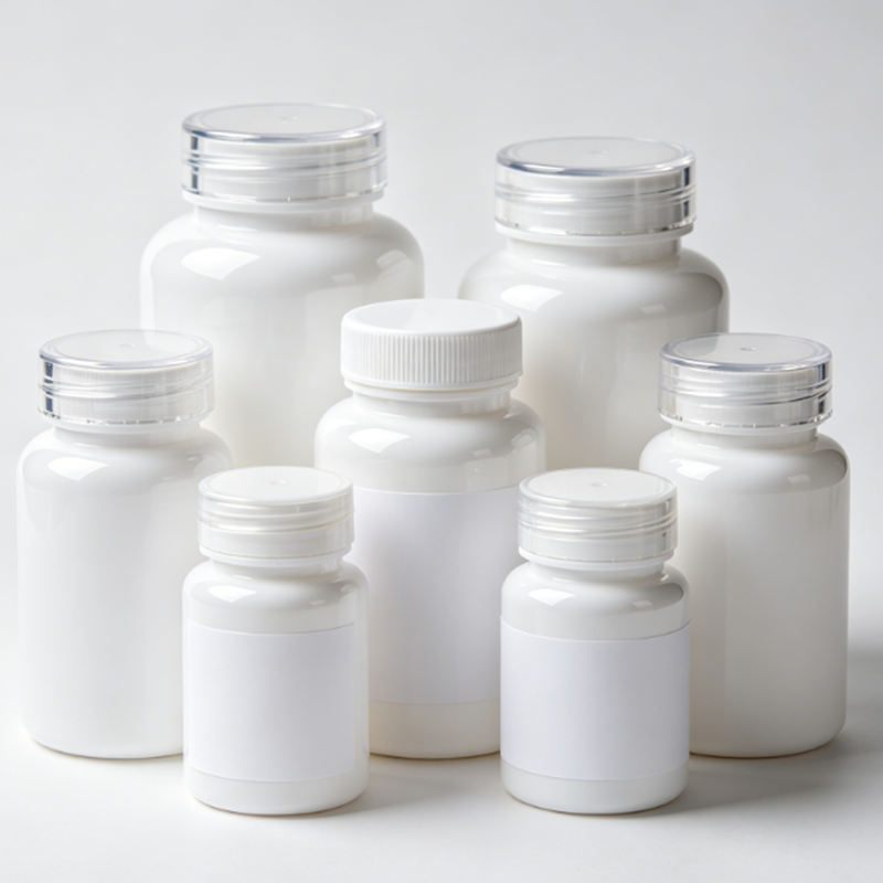 50ml 100ml Round HDPE Medicine Pill Empty Plastic Bottle